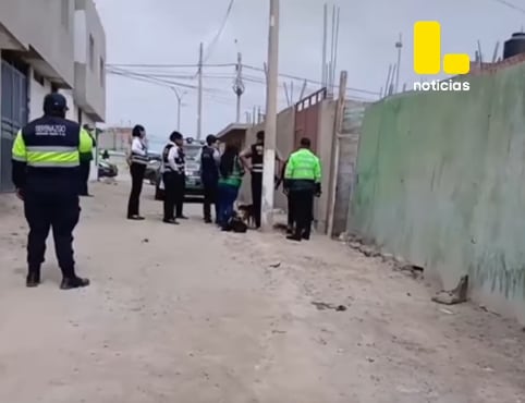 Efectivos de la policía y del Ministerio Público investigan este caso que conmociona Ilo.
