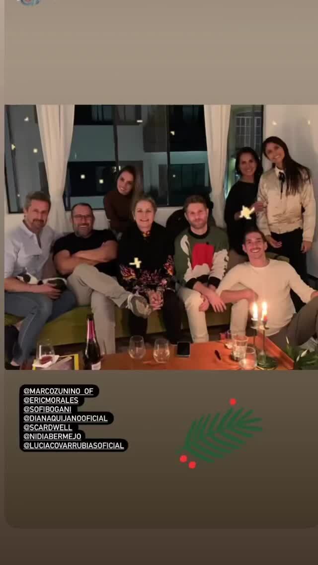 El actor participó de una pequeña reunión en la que no faltó la alegría. (Foto: Captura de IG)