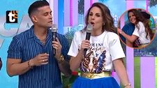 Rebeca Escribens se disculpa en vivo con Christian Domínguez tras llamarlo ‘adefesio’: “No sé qué pasó”