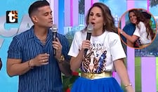 Rebeca Escribens se disculpa en vivo con Christian Domínguez tras llamarlo ‘adefesio’: “No sé qué pasó”