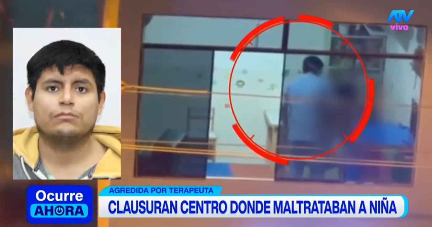 El terapeuta Paul Stuart Cueva Alvites, captado agrediendo a una niña de seis años en Los Olivos, está no habido.