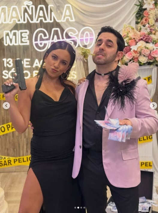 Gina Yangali y Joaquín Escobar