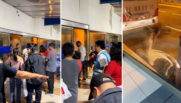Incidente en el Metropolitano: usuarios denuncian “incendio” en la estación central