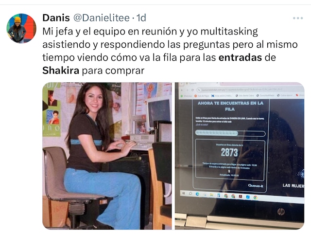Shakira y los memes que dejó la venta de entradas para conciertos. (Fotos: Trome - Twitter)