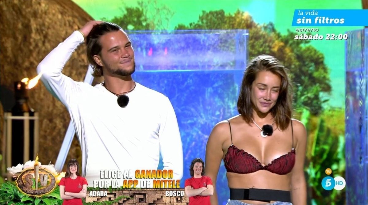 Bosco Blach Martínez-Bordiú y Adamara Molinero fueron los finalistas de “Supervivientes 2023″ (Foto: Telecinco)