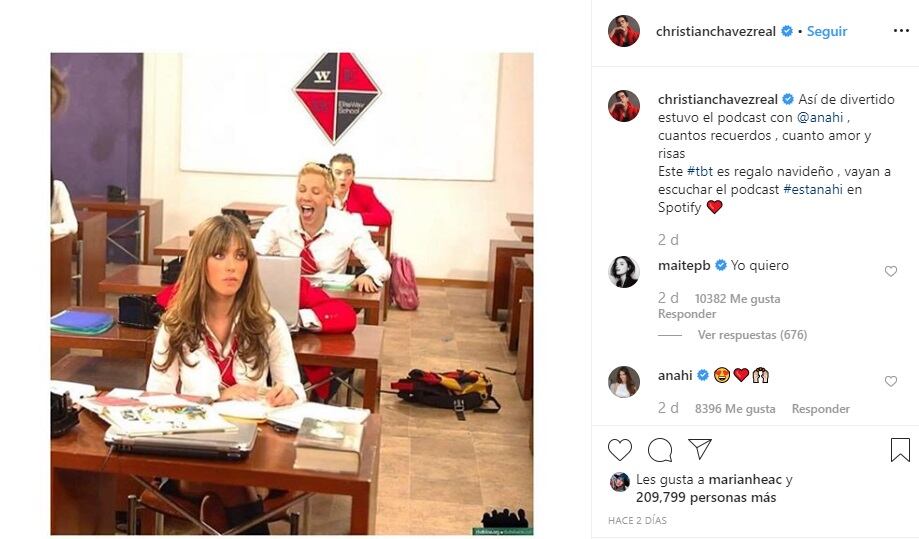 Christian Chávez (Foto: Instagram)