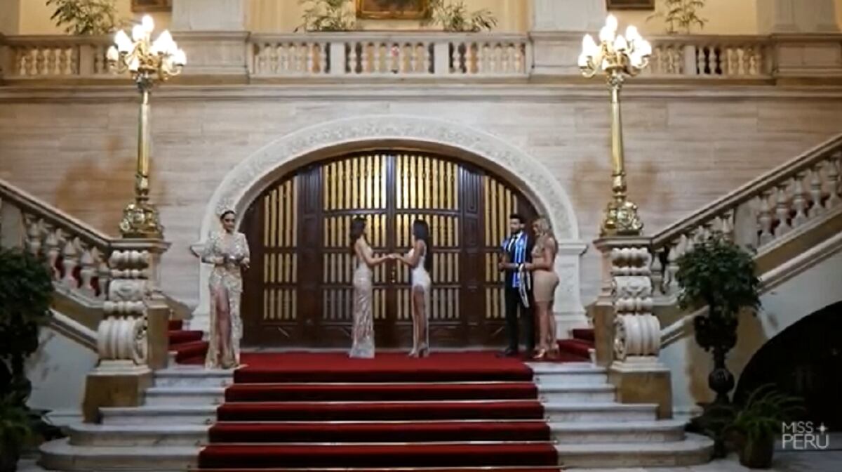 El Miss Perú se realizó en el Palacio Municipal. (Foto: Captura YouTube).