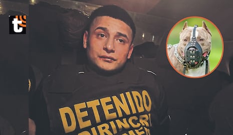 Policía detiene a ‘Patrick’, extorsionador que cobraba cupos con su feroz perro pitbull en Villa El Salva...