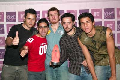 Banda peruana de rock TK la vez en que llegaron a los MTV Video Music Awards Latinoamérica y ganaron.