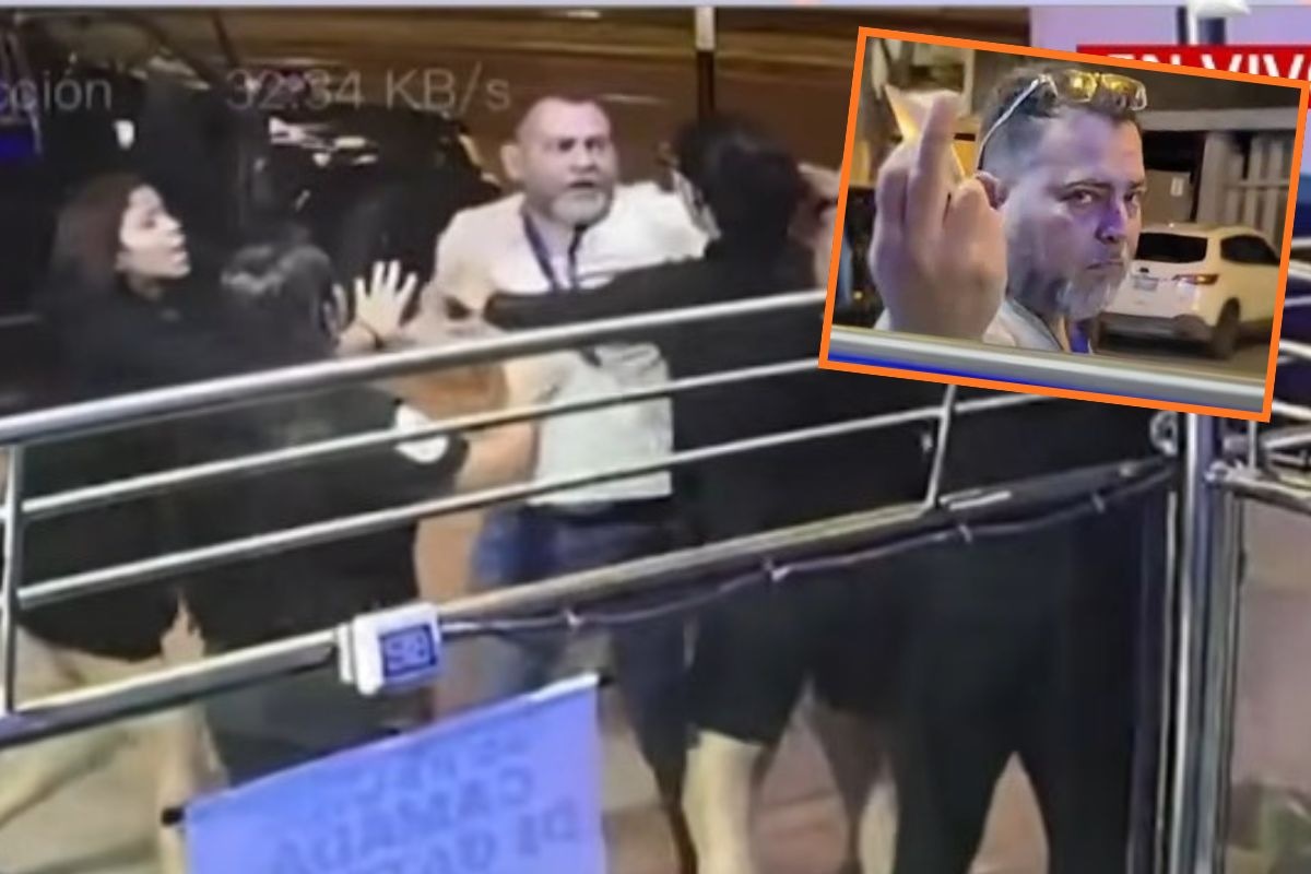 Vergonzosas imágenes de médico venezolano radicado en el país. (Captura Tv)