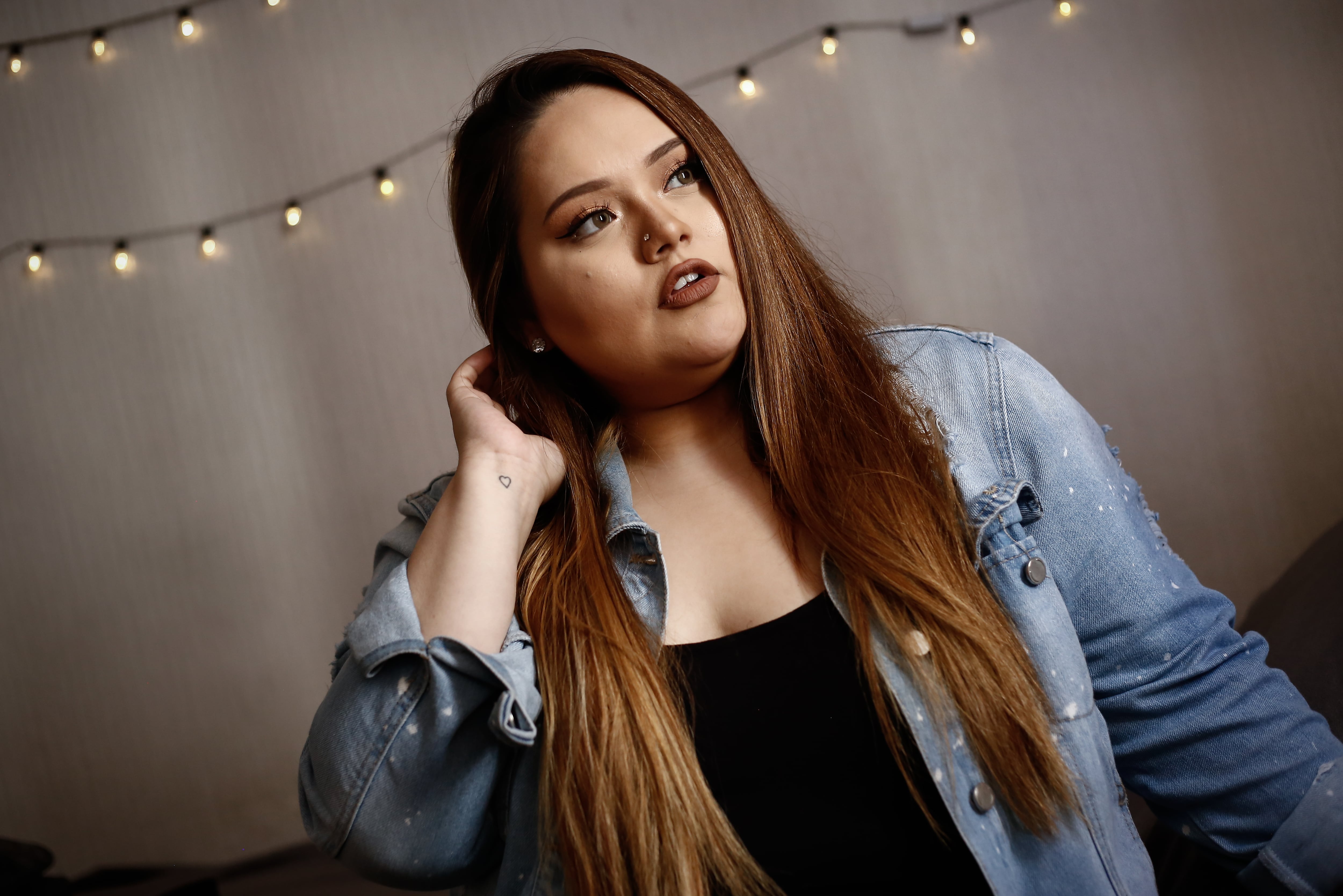 Susan Prieto antes de bajar de peso
