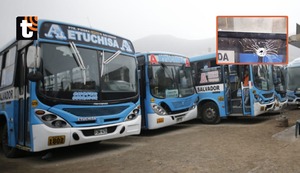 Atentado en Los Olivos: delincuente dispara contra bus de empresa ‘El Chino’