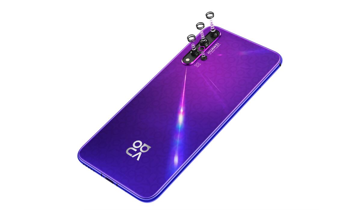 El terminal cuenta con cinco cámaras, una en la delantera y cuatro en la zona trasera. (Foto: Huawei)