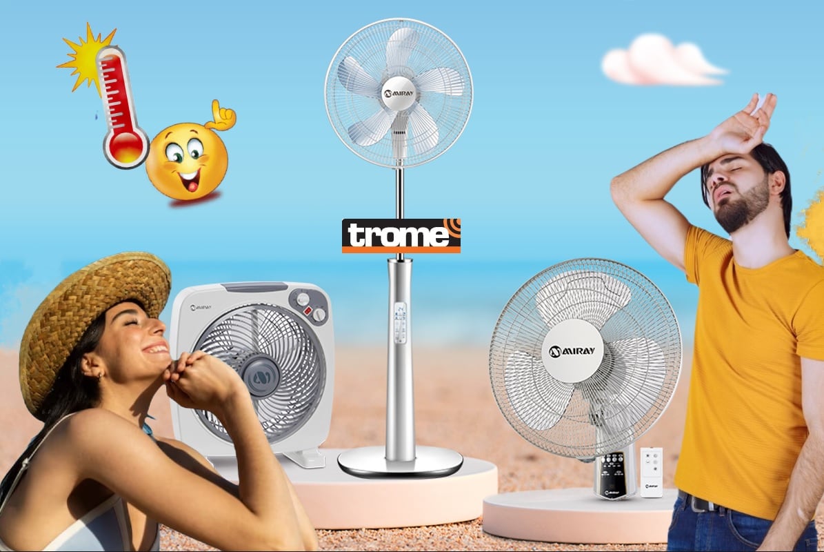 Hay varios tipos de ventiladores. Estos días sigue siendo notorio el aumento de la temperatura y la búsqueda de productos para ventilar y refrescarse. (Hiraoka /RacollStudio /Freepik/ Compos. Isabel Medina / Trome).