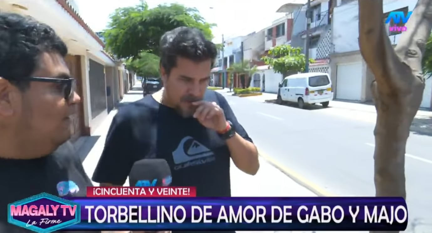 Gabriel Calvo no se hace problemas con la diferencia de edad con 'Majo con sabor'.