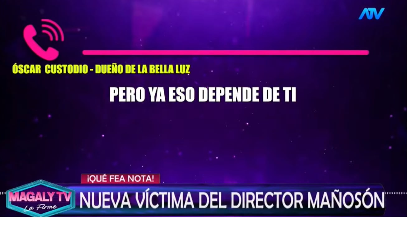 La respuestade Óscar Custodio sobre la pesadilla que vivía Claudia Salazar en La Bella Luz por acoso.