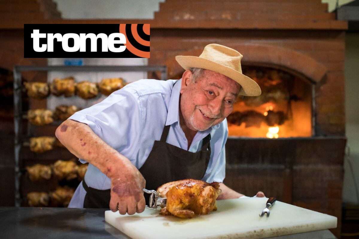 Abuelito prepara su famoso pollito a la brasa en 'Donde Walter'
