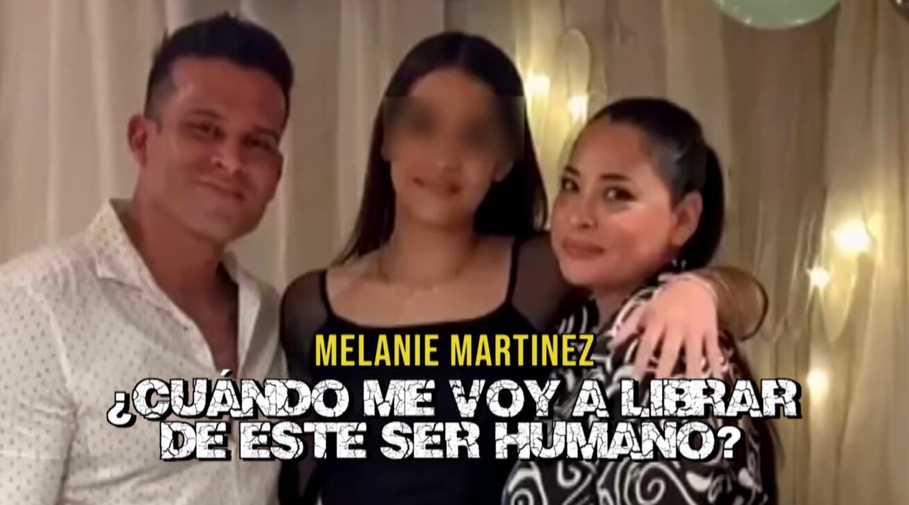 Melanie Martínez contra Christian Domínguez tras audiencia.