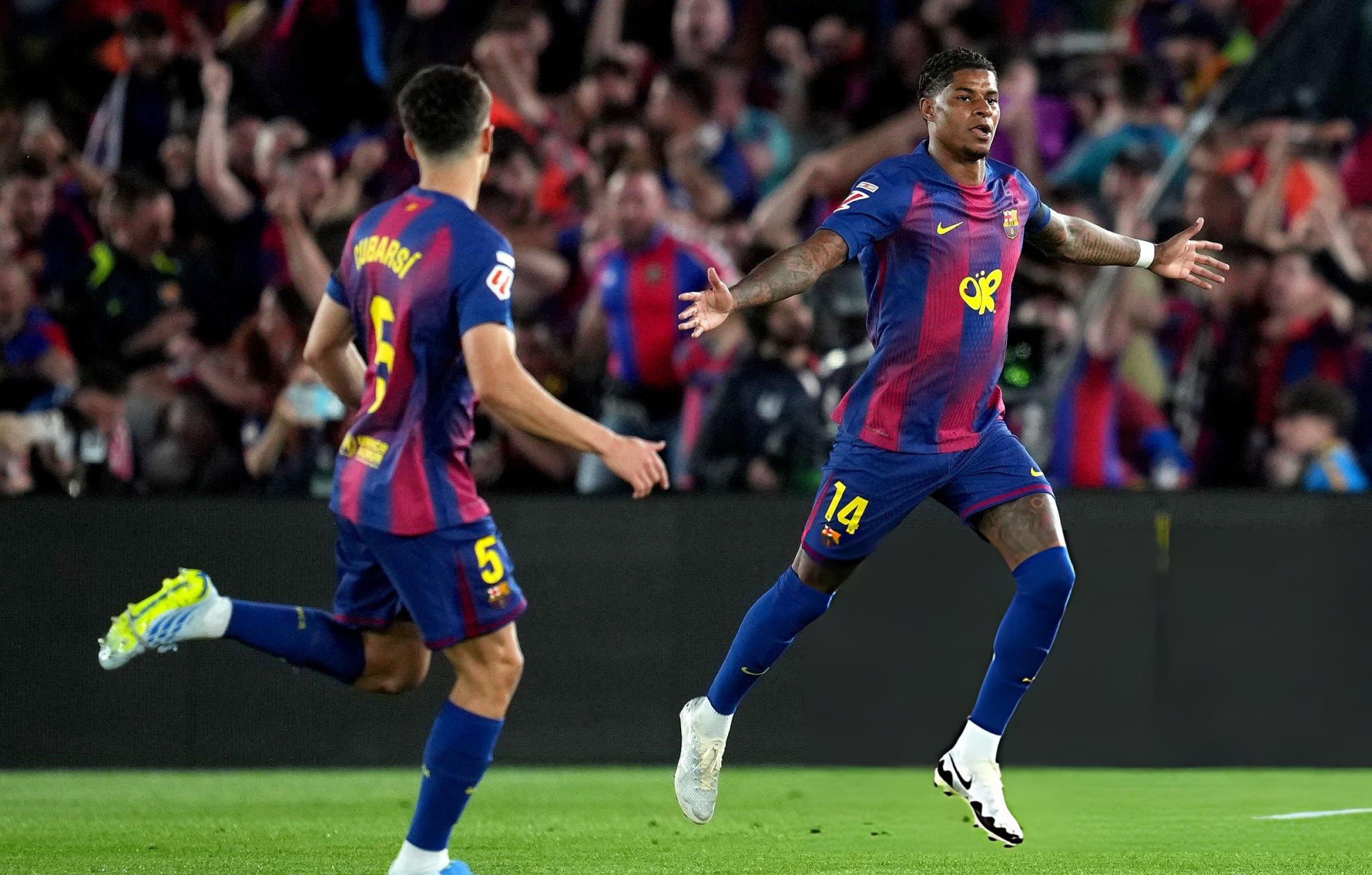 Rashford anotó el primero del Barcelona ante Real Madrid. (Foto: Getty Images)