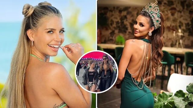 ¡Se juntaron! Luciana Fuster y Flavia Laos reaparecen juntas en festival en Colombia