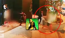 ¡Cámara capta el brutal asesinato de expareja de Angye Zapata! Sicario le dispara y lo persigue cuando escapa del ataque