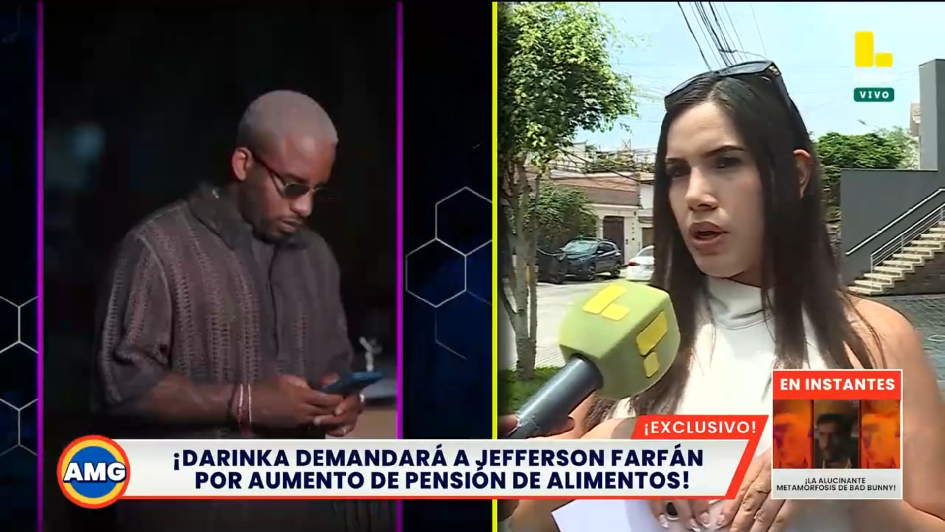Influencer señala que Farfán no le ha ayudado con los gastos de su hija. (Fuente: Latina)