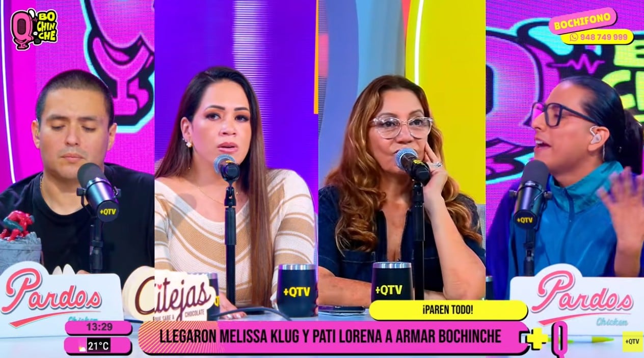 Melissa Klug en 'Q´Bochinche'.