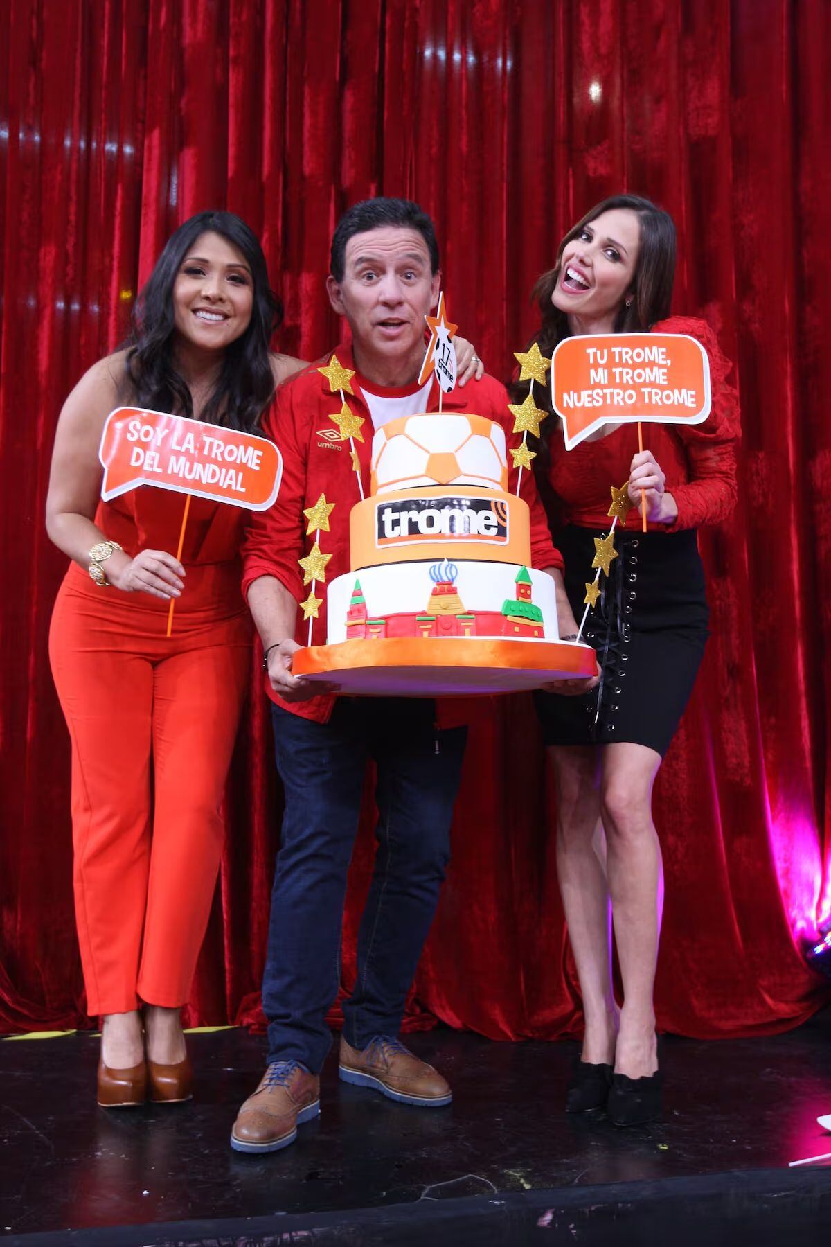 Tula Rodríguez, Ricardo Rondón y Maju Mantilla