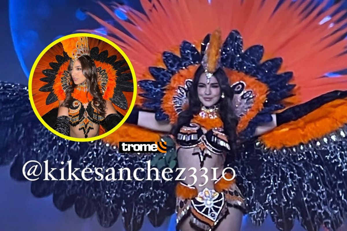 Valeria Flórez luce espectacular con el traje de gallito de las rocas en el Miss Supranational. (Foto: @kikesanchez3310 )