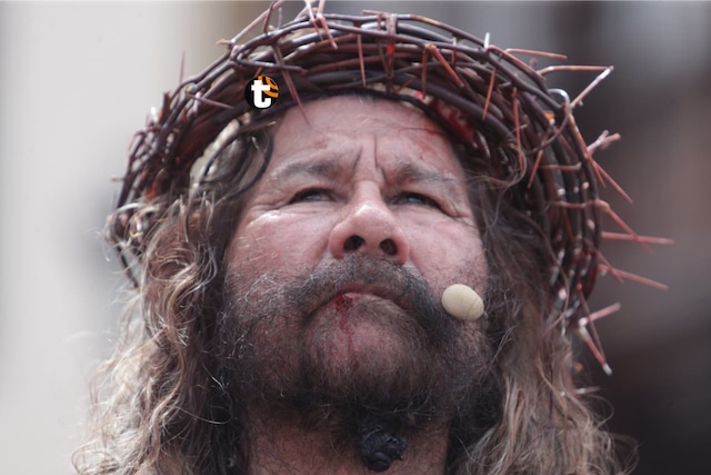 Impactantes imágenes del Vía Crucis de Cristo Cholo. (Fotos: Julio Reaño/@photo.gec)