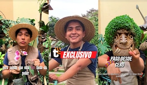 ‘El chico de las plantas’ la rompe en TikTok enseñando a cuidar plantas y proteger las áreas verdes de Lima