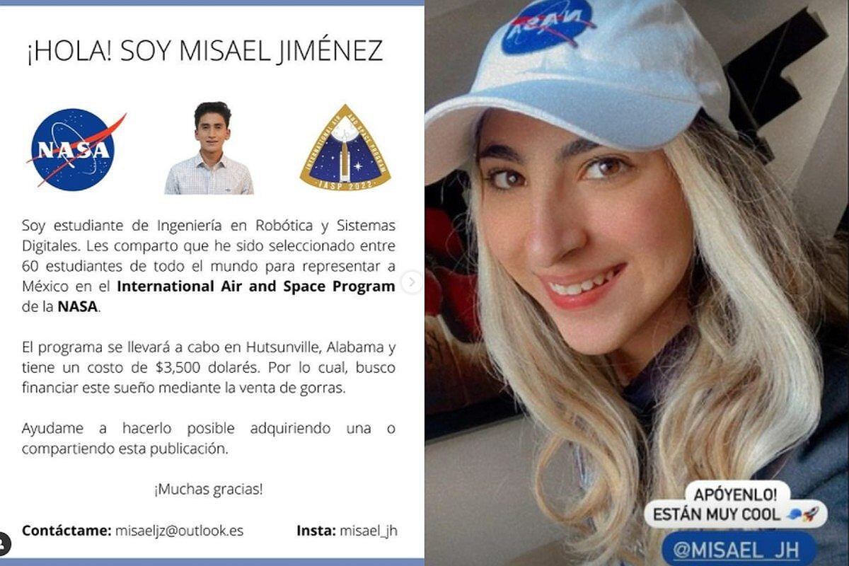 Desde que Misael Jiménez puso su anuncio contando que vendía gorras para representar a México en la NASA, decenas de personas han adquirido el producto. (Foto: @misael_jh / Instagram)