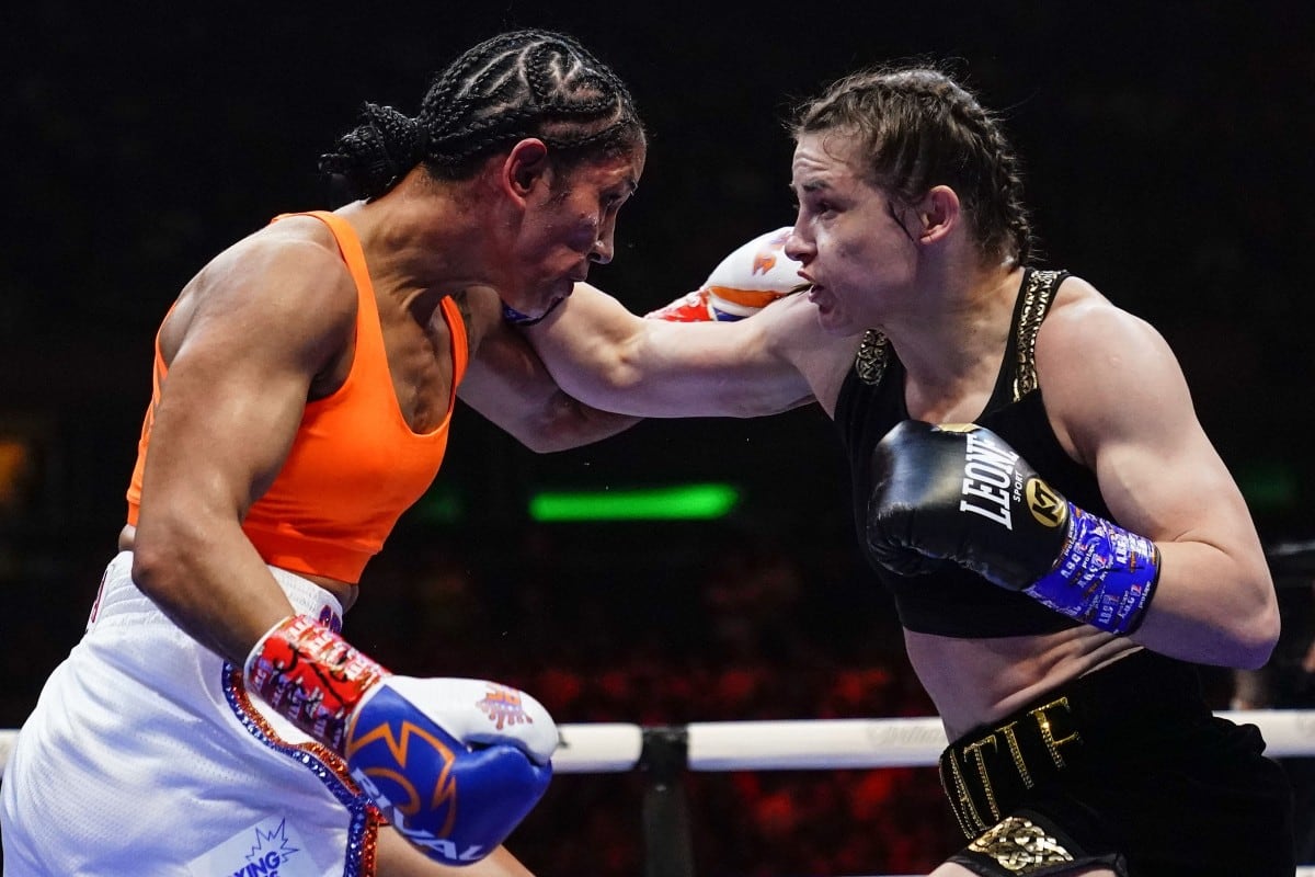 Amanda Serrano y Katie Taylor ya se enfrentaron en dos ocasiones. (Agencias)