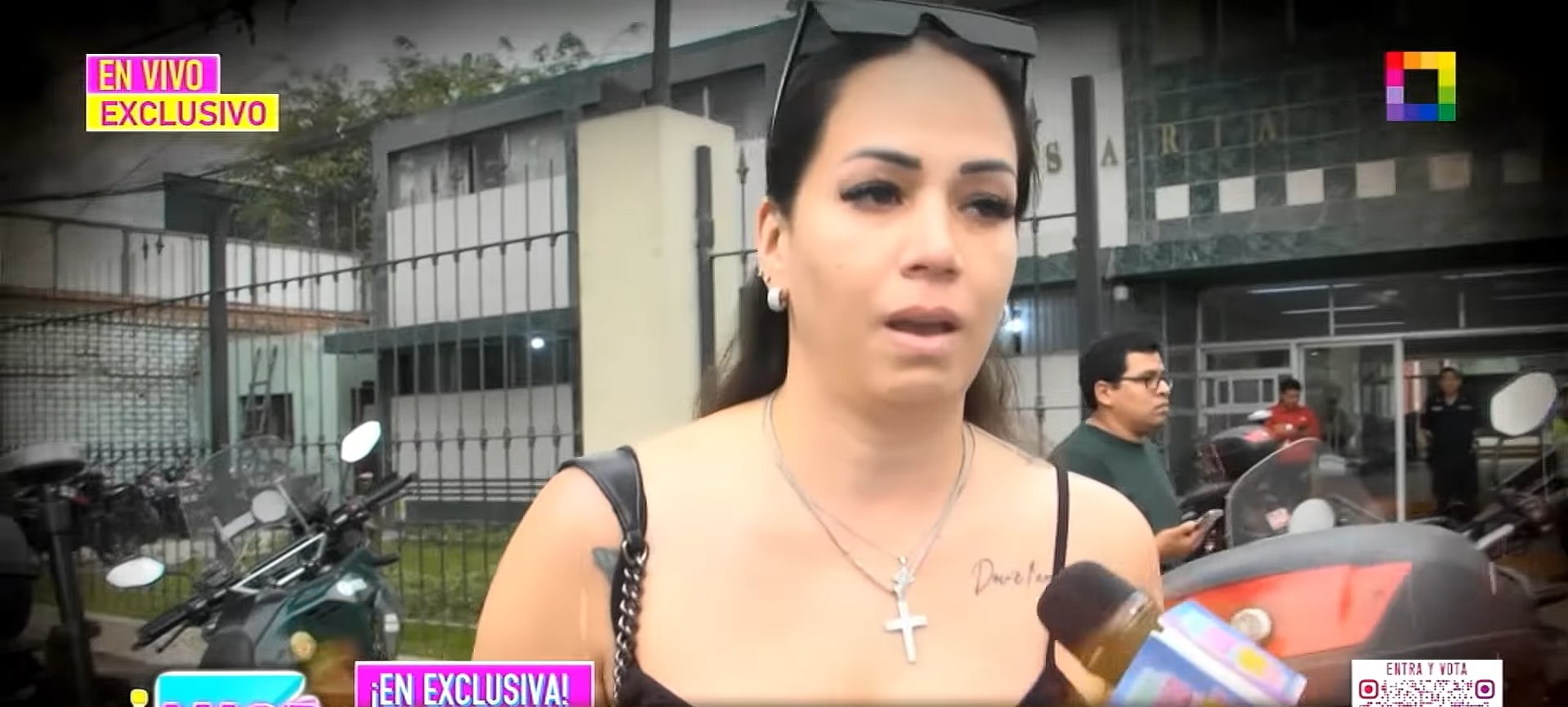Chalaca asiste a la comisaría a denunciar a Bryan Torres. (Foto: Amor y Fuego)