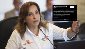 Ministerio del Interior respalda a Dina Boluarte y usuarios en redes enfurecen | VIDEO