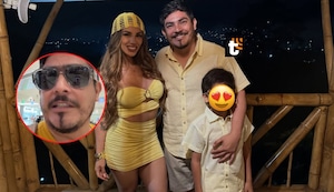 Erick Elera se dio una escapadita a Miami junto con su esposa y su hijo