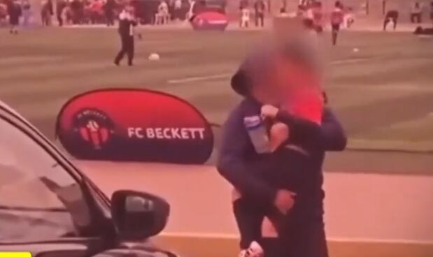 Cueva se reencuentra con su hijito