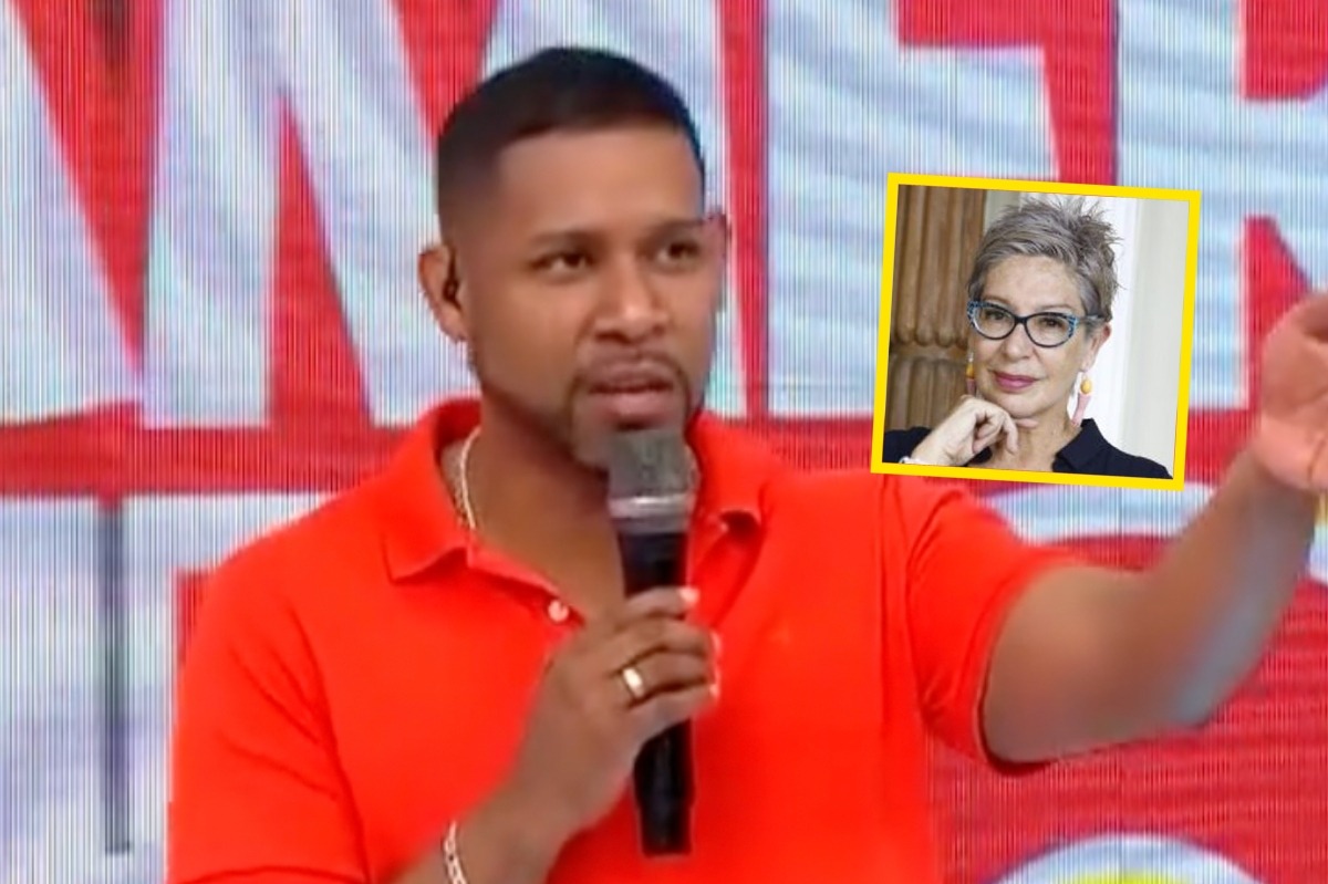 Giselo está escribiendo una telenovela y le pide una oportunidad a Michelle Alexander