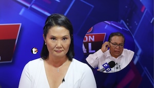 Keiko Fujimori explotó contra Roberto Sánchez por meterse con su familia en pleno debate: “Qué poco hombre es usted”