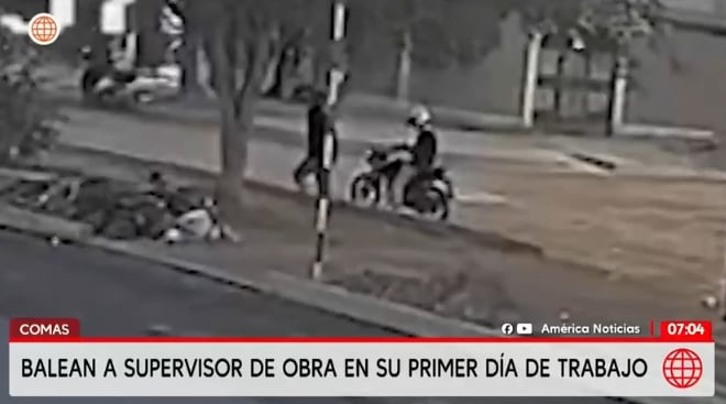 Los delincuentes estaban en moto.