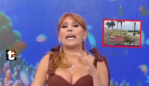 Se inunda locación del Miss Perú y Magaly Medina se BURLA: “Se salió el mar, suerte con el frío”