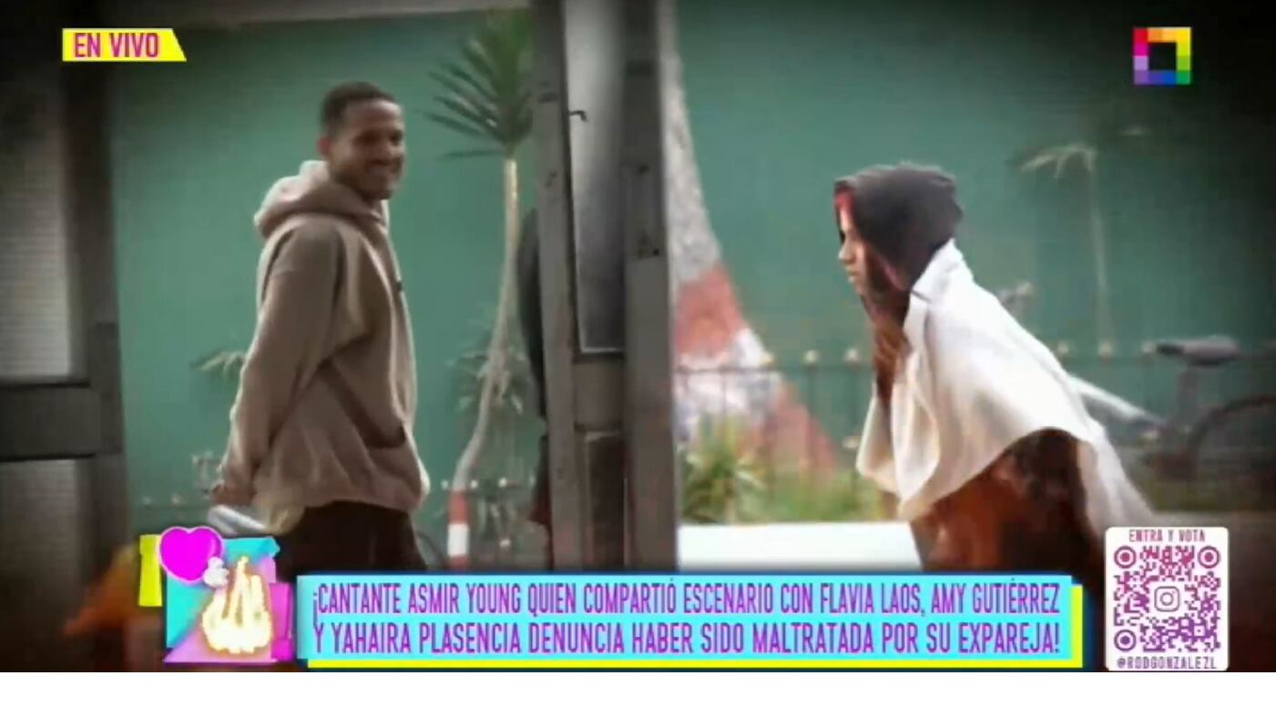 Asmir Young denuncia agresión de su pareja y terminan en comisaría de Miraflores.