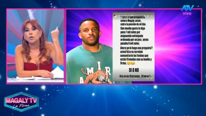 Magaly Medina pide a Jefferson Farfán a no llamarla como le decía su padre en vida.