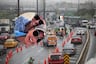 ¡Tragedia en la Vía de Evitamiento! Pareja cayó de moto y murió arrollada por camión cerca del puente Acho