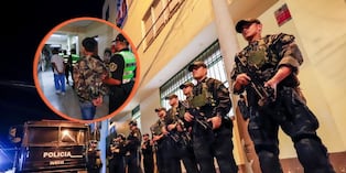 Delincuentes fueron atrapados en flagrancia tras un operativo de inteligencia. Foto: Mininter.