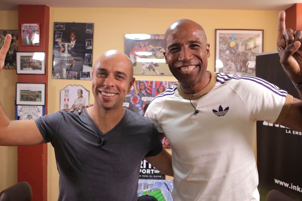 Anthony Matellini y Cuto Giuadalupe se rencuentran (Foto: GEC)