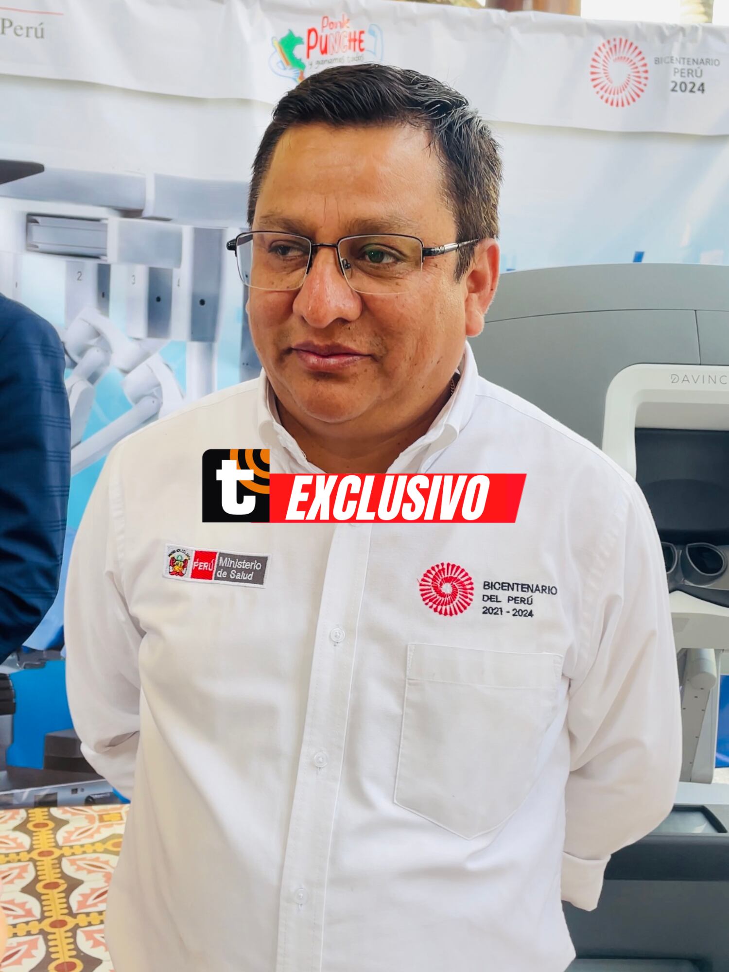 César Vásquez, ministro de Salud. Foto: Exclusivo Trome.