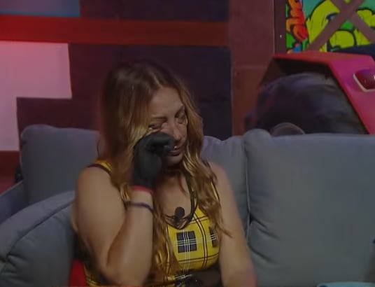 Pati Lorena llorando en 'La Granaja VIP'.