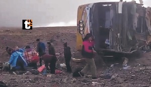 Tragedia en Ayacucho: Dormilón se despista en bus y mata a tres personas