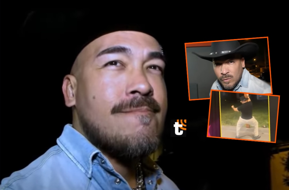 Álvaro Paz de la Barra con "miradas matadoras" y "pasos pohibidos" anuncia su próximo canal de streaming.